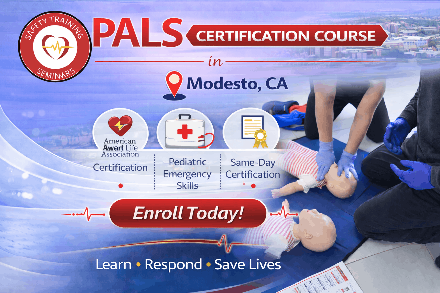 PALS certification course in Modesto